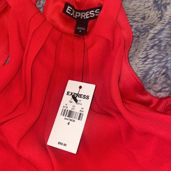 NWT Red Fit and Flare Dress - Picture 5 of 5